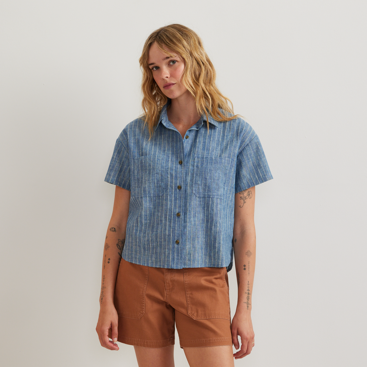 Eddie Bauer Women's Destination Utility Shirt - Stripe product image