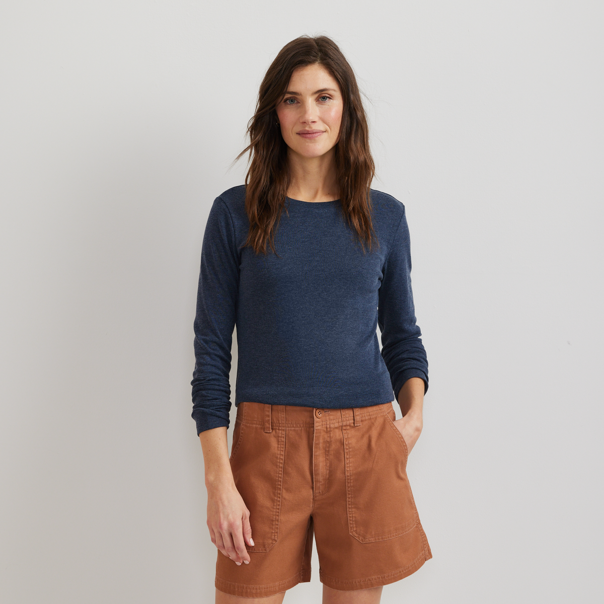 Eddie Bauer Women's Everyday Long-Sleeve Crewneck T-Shirt alternate view 4