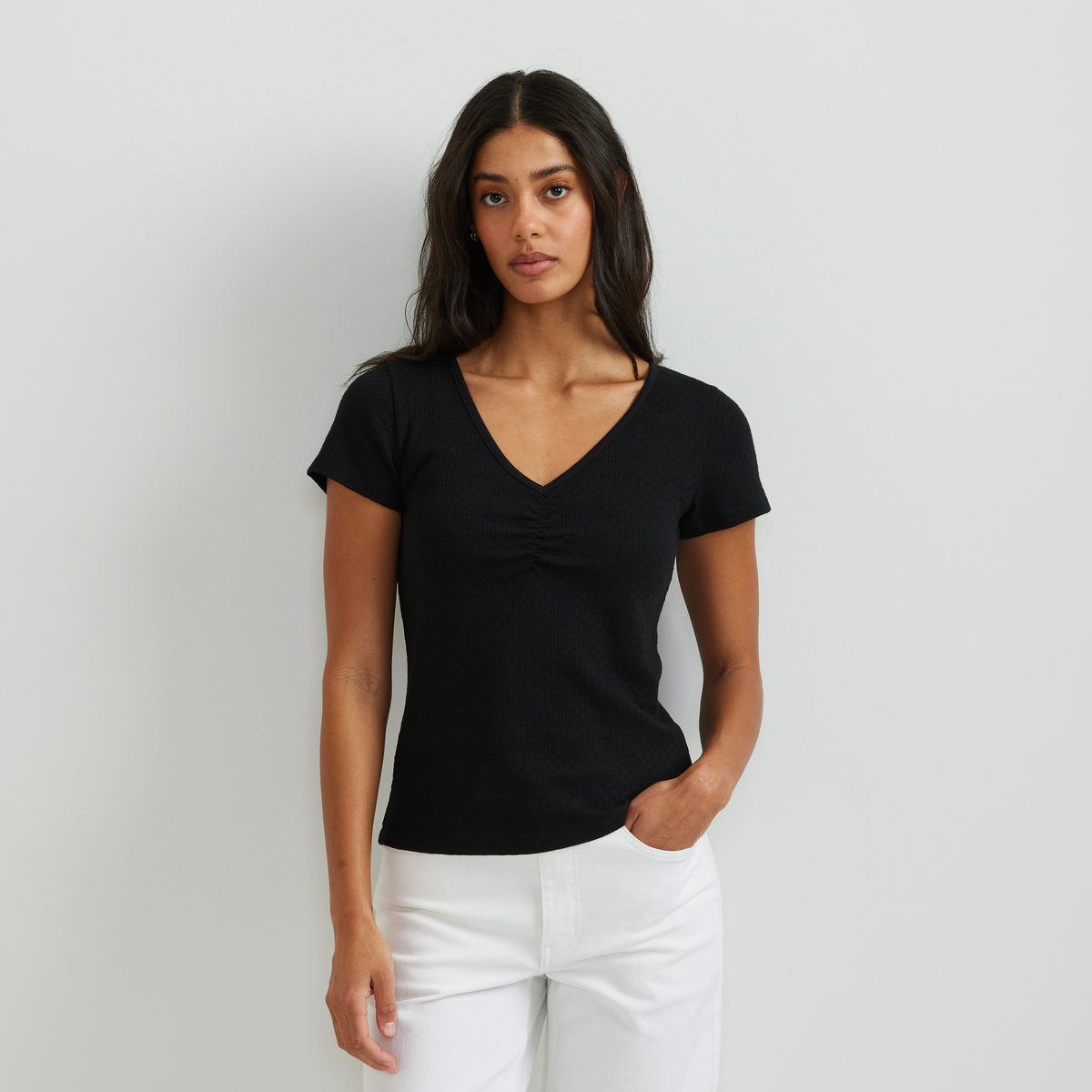 Eddie Bauer Women's Pointelle Dobby Shirt alternate view 4