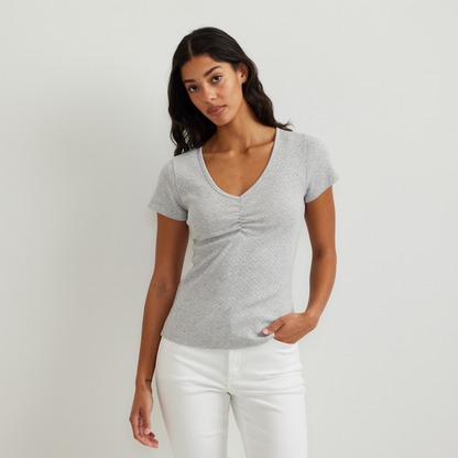 Eddie Bauer Women's Pointelle Dobby Shirt alternate view 5