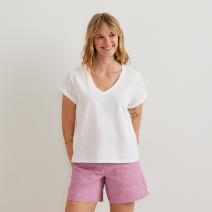 Eddie Bauer Women's Sunwashed V-Neck T-Shirt alternate view 2