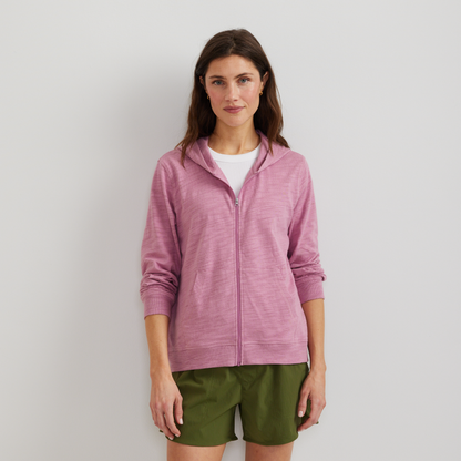 Eddie Bauer Women's Waverly Cotton Slub Full-Zip Sweatshirt product image