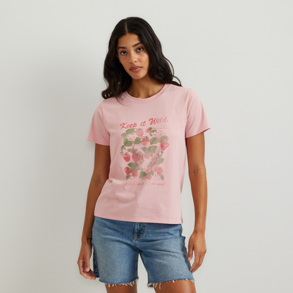 Eddie Bauer Women's Graphic T-Shirt - Berry product image