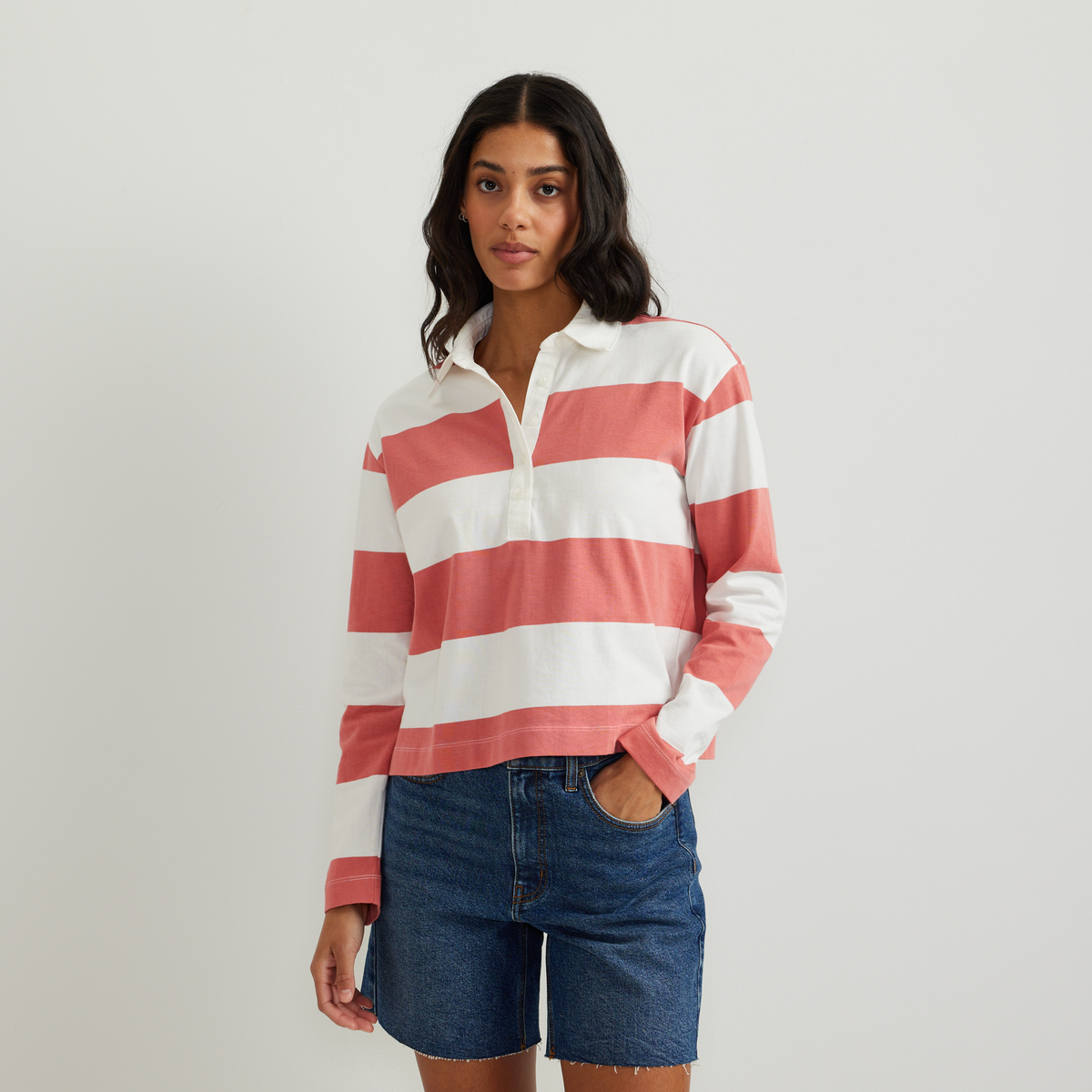 Eddie Bauer Women's Rugby Polo Shirt product image