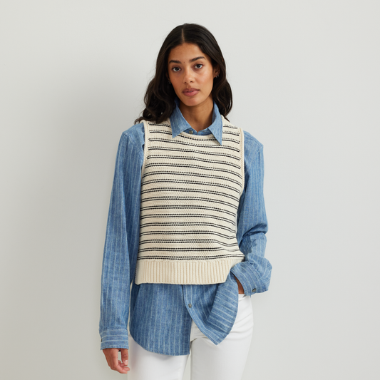 Eddie Bauer Women's Striped Sweater Tank product image