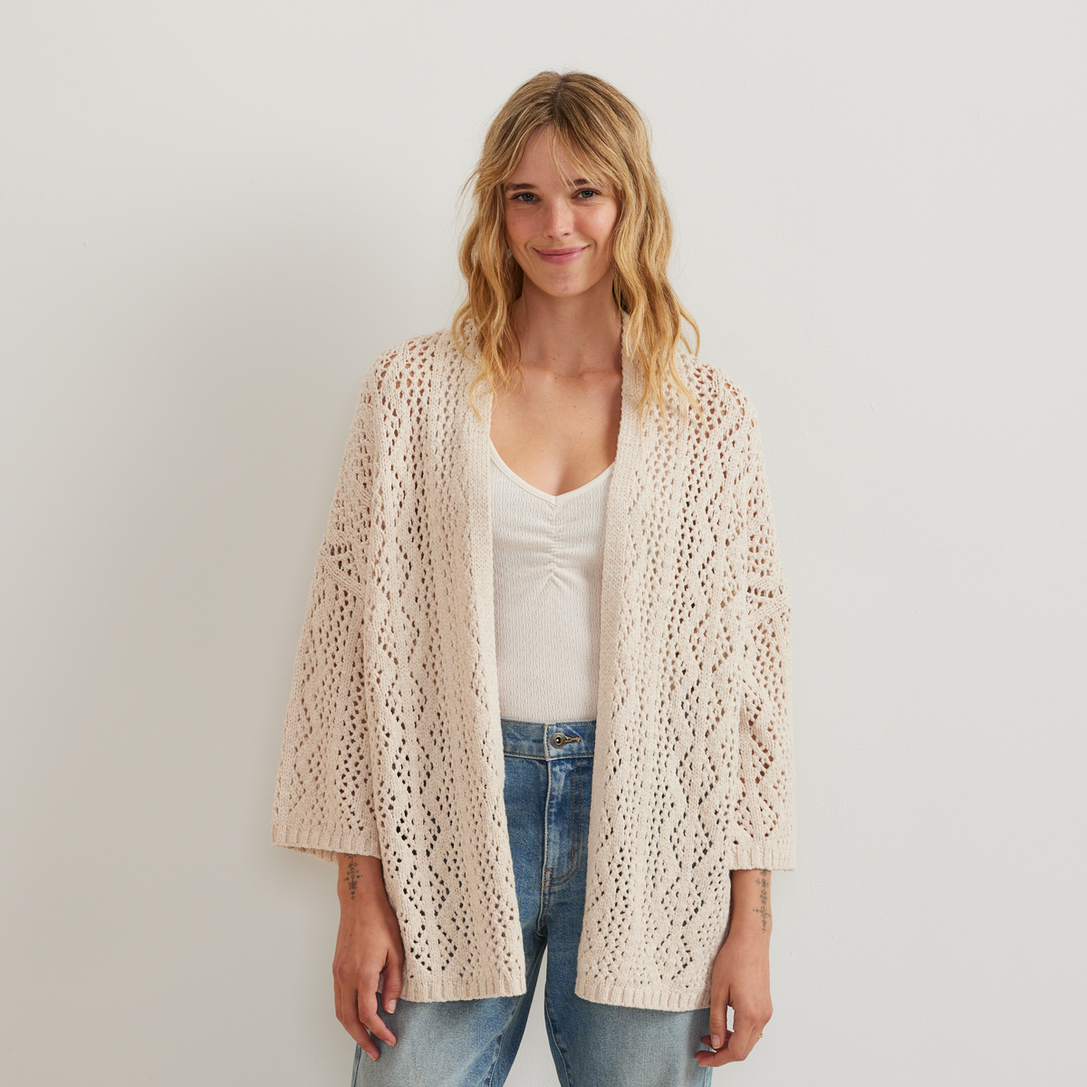 Eddie Bauer Women's Long Open Stitch Cardigan product image