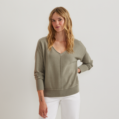 Eddie Bauer Women's V-Neck Sweater alternate view 3
