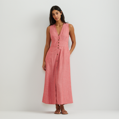 Eddie Bauer Women's Button Front Midi Dress product image