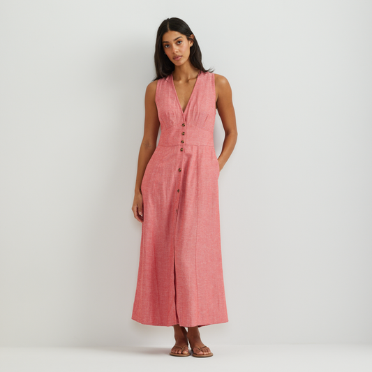 Eddie Bauer Women's Button Front Midi Dress product image