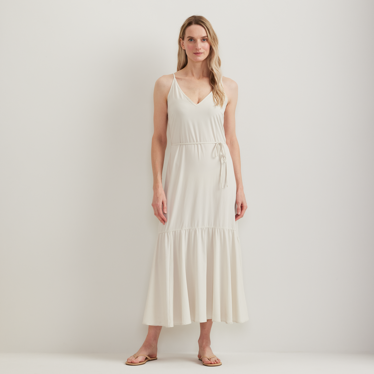 Eddie Bauer Women's Rio Textured Tiered Midi Dress alternate view 4
