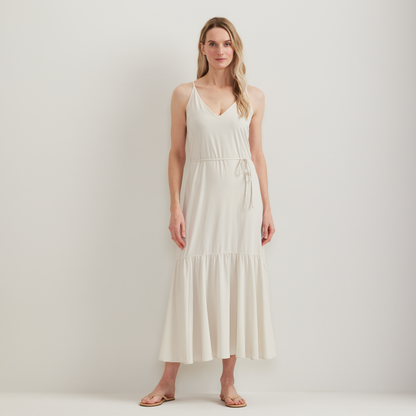 Eddie Bauer Women's Rio Textured Tiered Midi Dress alternate view 4