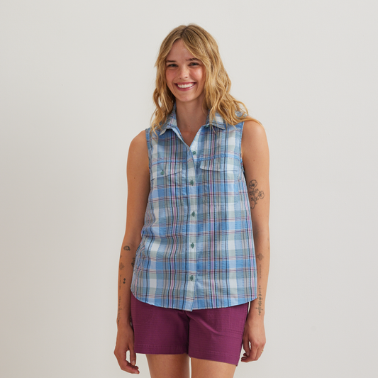 Eddie Bauer Women's Mountain 3.0 Sleeveless Shirt - Print product image