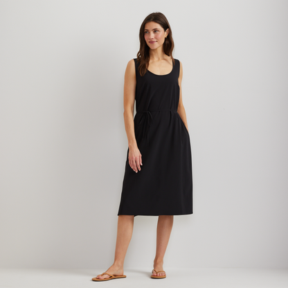 Eddie Bauer Women's Departure Tie Front Midi Dress alternate view 4