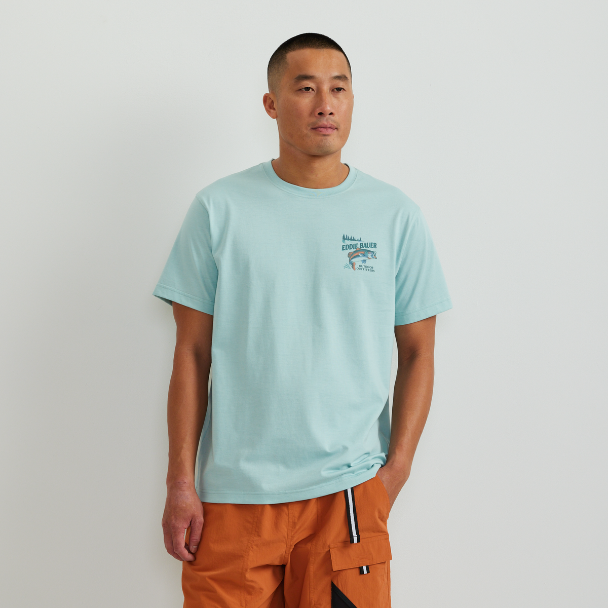 Eddie Bauer Men's EB Fish Outdoors T-Shirt alternate view 1