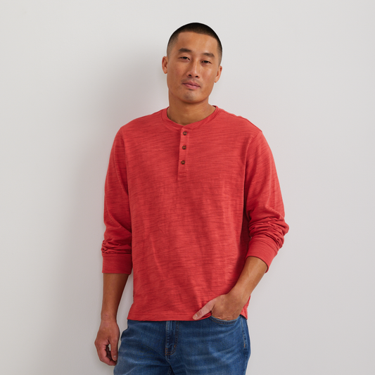 Eddie Bauer Men's Slub Jersey Henley product image
