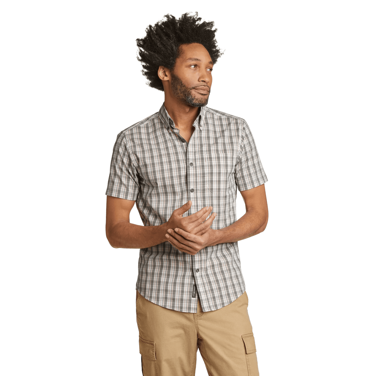 Eddie Bauer Men's Voyager Flex Short-Sleeve Shirt product image