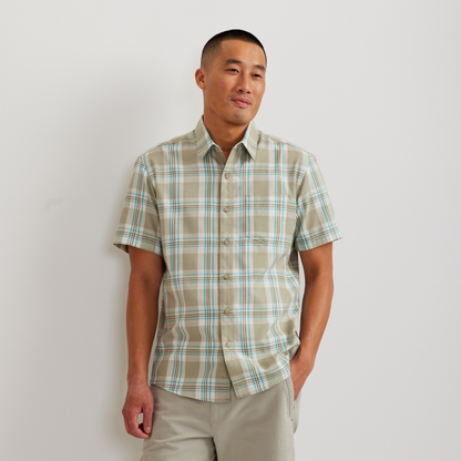 Eddie Bauer Men's Tidelands Short-Sleeve Yarn-Dyed Textured Shirt product image