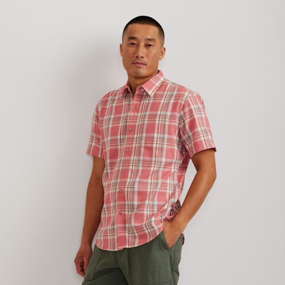 Eddie Bauer Men's Tidelands Short-Sleeve Yarn-Dyed Textured Shirt alternate view 1