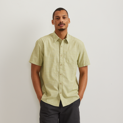 Eddie Bauer Men's Camano Short-Sleeve Shirt - Solid alternate view 4