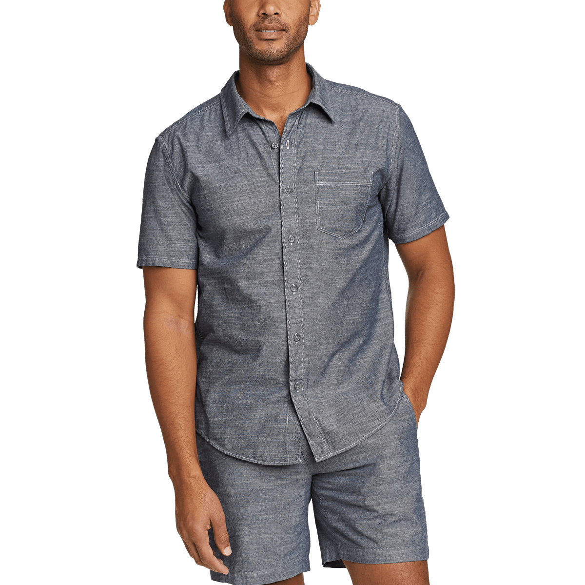 Eddie Bauer Men's Camano Short-Sleeve Shirt - Solid product image