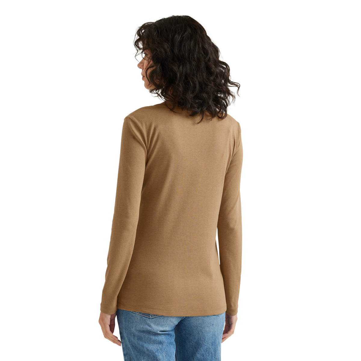 Eddie Bauer Women's Fav Long-Sleeve V-Neck T-Shirt alternate view 3