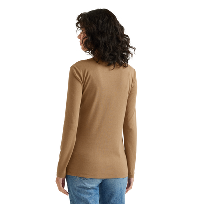 Eddie Bauer Women's Fav Long-Sleeve V-Neck T-Shirt alternate view 3