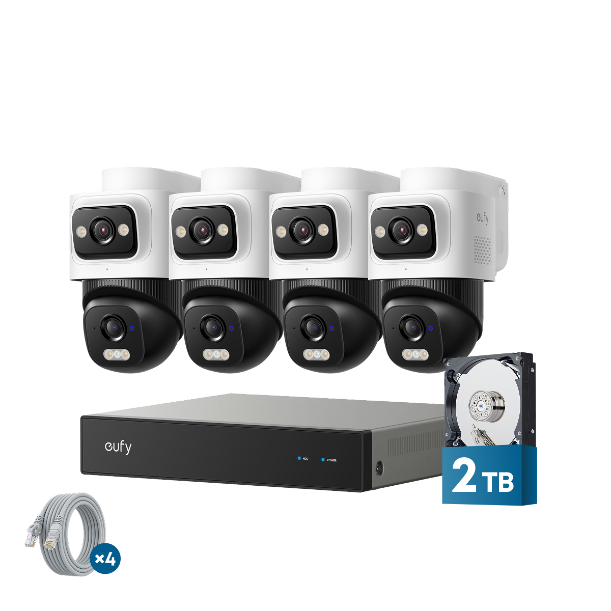 eufy Security NVR System E50-4-Cam Kit
