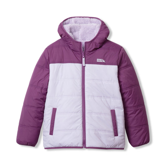 Eddie Bauer Girls Deer Harbor Reversible Hooded Jacket product image