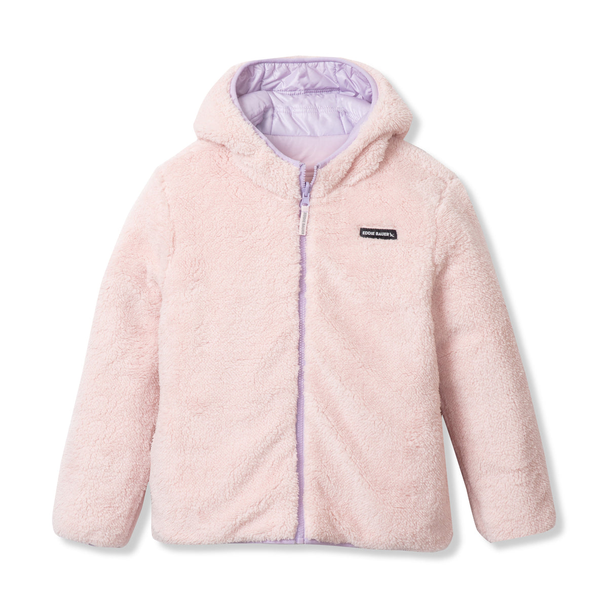 Eddie Bauer Girls Deer Harbor Reversible Hooded Jacket alternate view 3