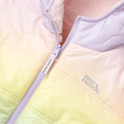 Eddie Bauer Girls Deer Harbor Reversible Hooded Jacket alternate view 2