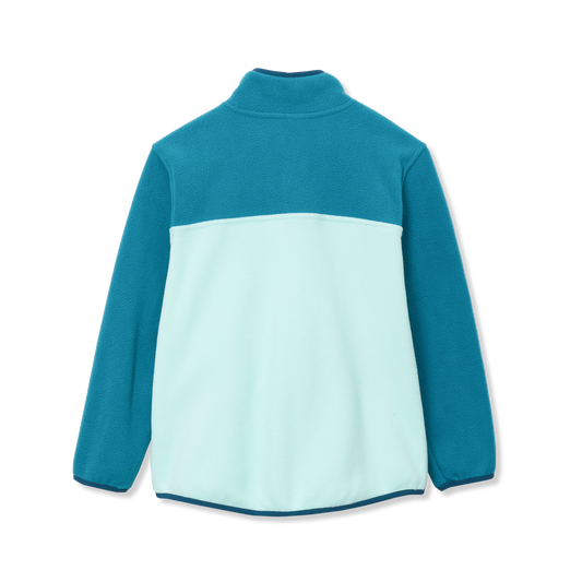 Eddie Bauer Girls Quest Fleece Snap Neck Pullover alternate view 1