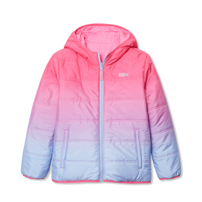 Eddie Bauer Girls Deer Harbor Reversible Hooded Jacket alternate view 5