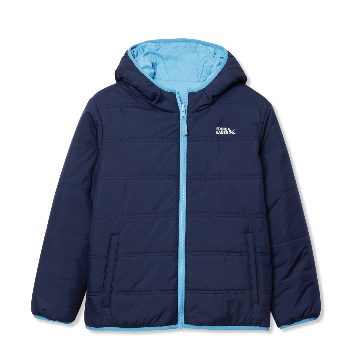 Eddie Bauer Girls Deer Harbor Reversible Hooded Jacket product image