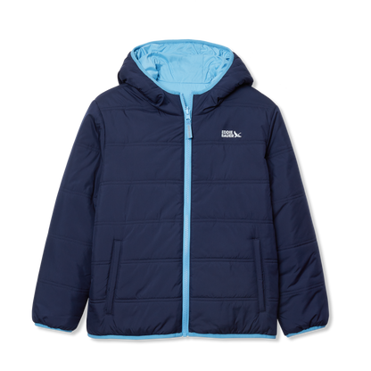 Eddie Bauer Girls Deer Harbor Reversible Hooded Jacket product image