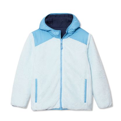 Eddie Bauer Girls Deer Harbor Reversible Hooded Jacket alternate view 2