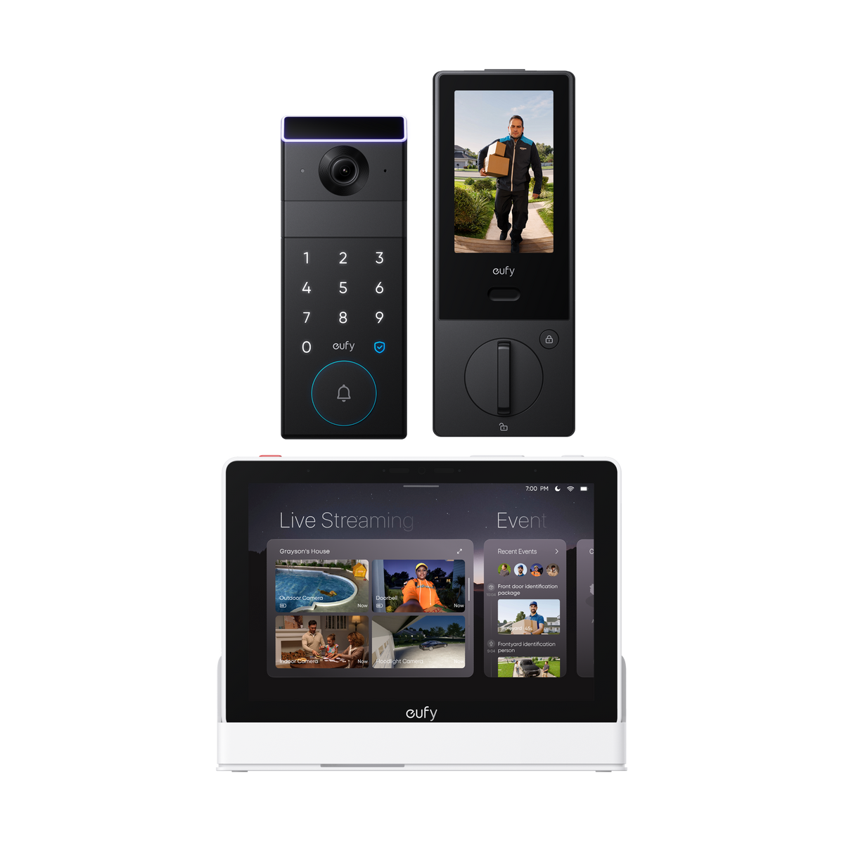 eufy Familock S3 Max + Smart Display E10 White