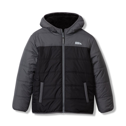 Eddie Bauer Boys Deer Harbor Reversible Hooded Jacket product image