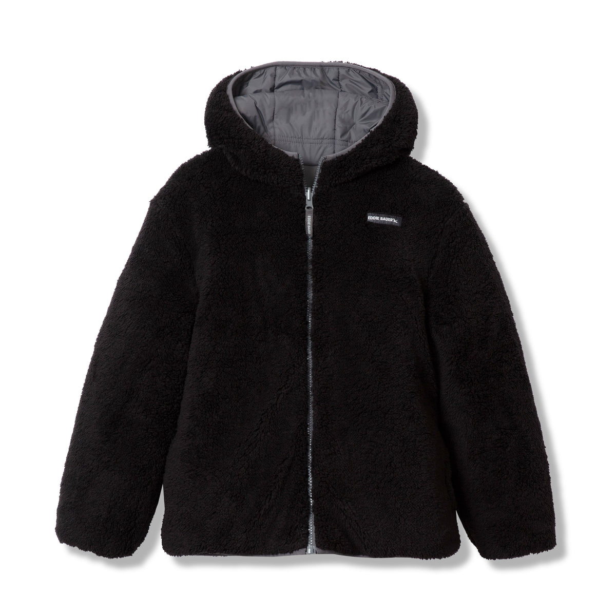 Eddie Bauer Boys Deer Harbor Reversible Hooded Jacket alternate view 3