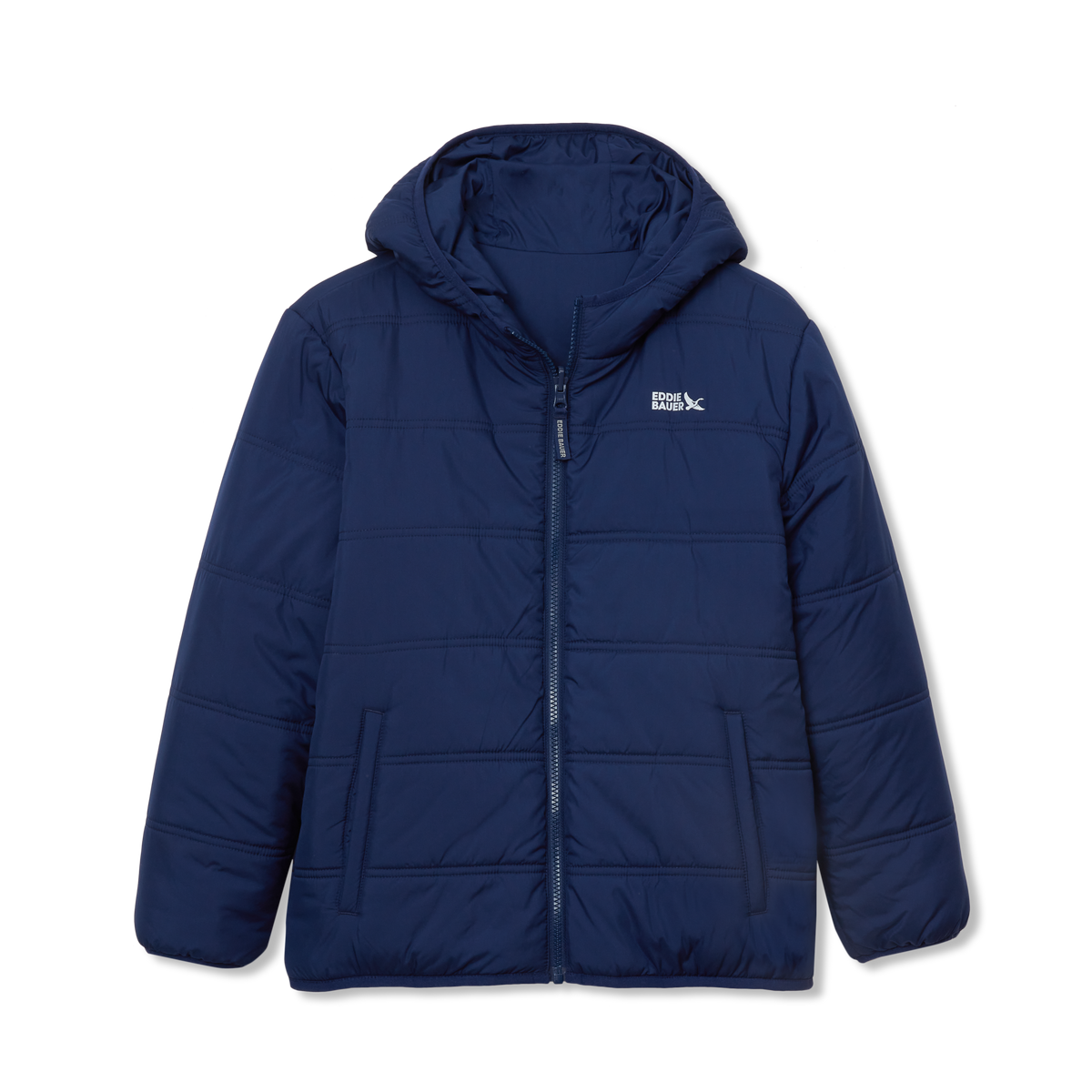 Eddie Bauer Boys Deer Harbor Reversible Hooded Jacket product image