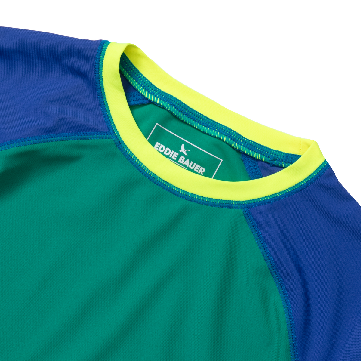 Eddie Bauer Boys Sea Spray Colorblock LS Rashguard alternate view 1