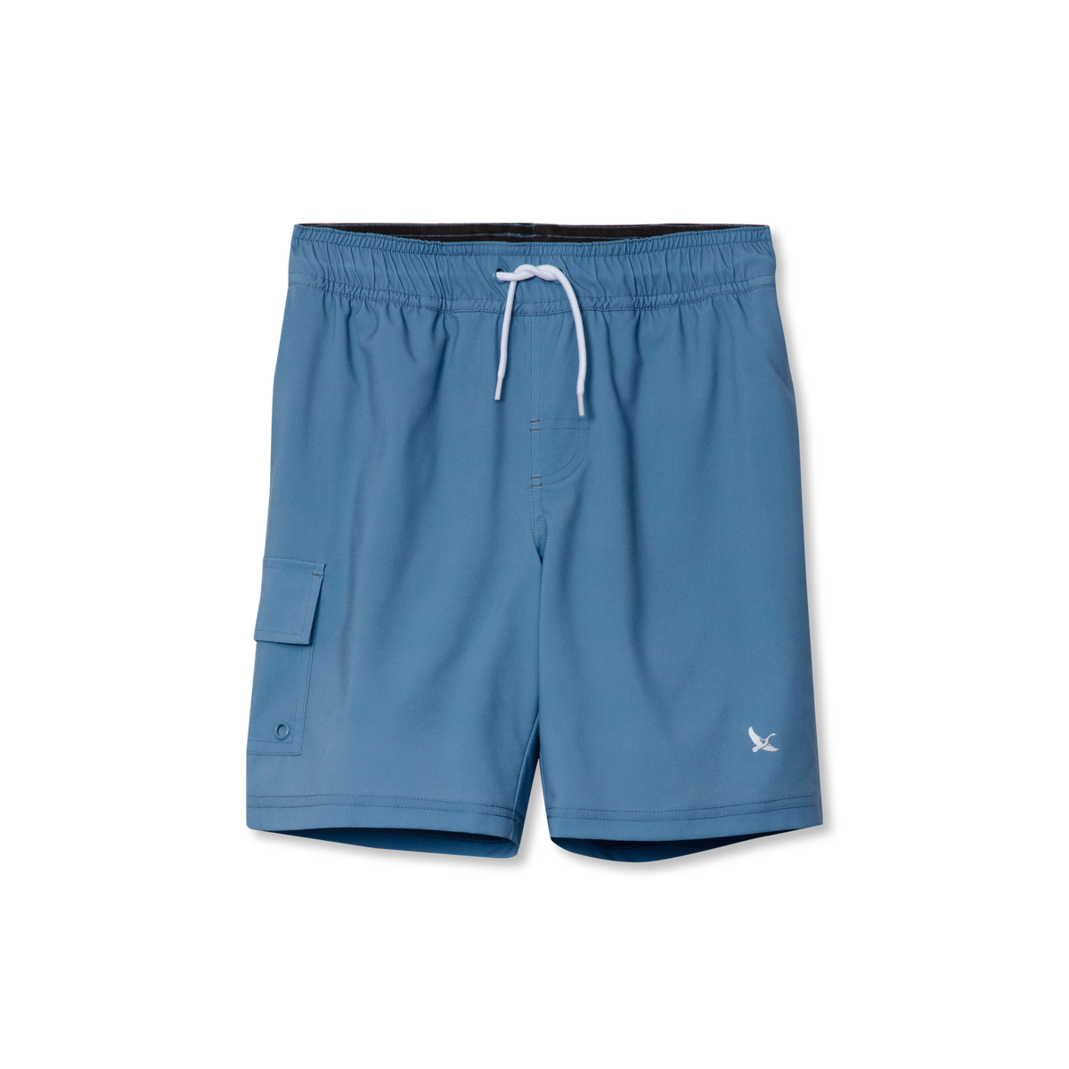 Eddie Bauer Boys Sea Spray Solid Comfort Liner Swim Shorts alternate view 2