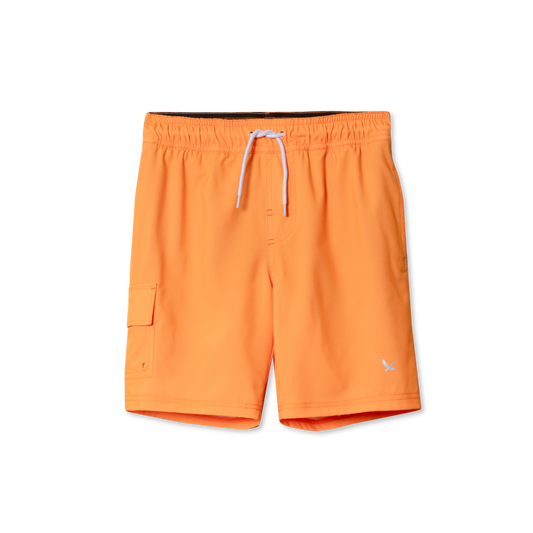 Eddie Bauer Boys Sea Spray Solid Comfort Liner Swim Shorts alternate view 1