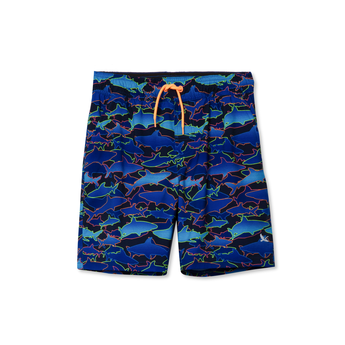 Eddie Bauer Boys Sea Spray Printed Comfort Liner Swim Shorts alternate view 2