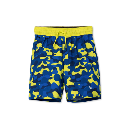 Eddie Bauer Boys Sea Spray Printed Comfort Liner Swim Shorts alternate view 1