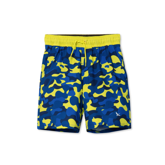 Eddie Bauer Boys Sea Spray Printed Comfort Liner Swim Shorts alternate view 1