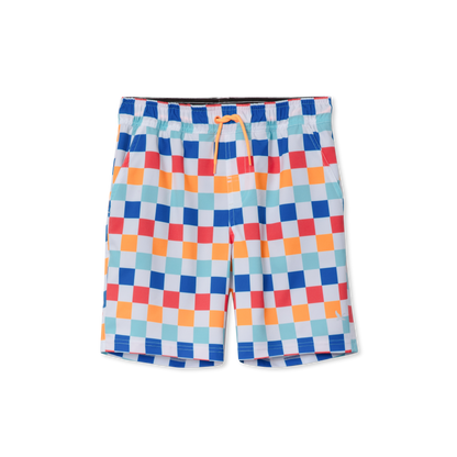 Eddie Bauer Boys Sea Spray Printed Comfort Liner Swim Shorts product image