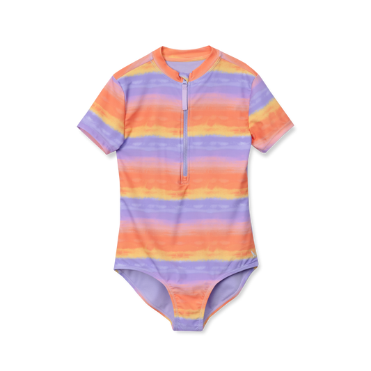 Eddie Bauer Girls Sea Spray SS One PC Zip Front Swimsuit product image
