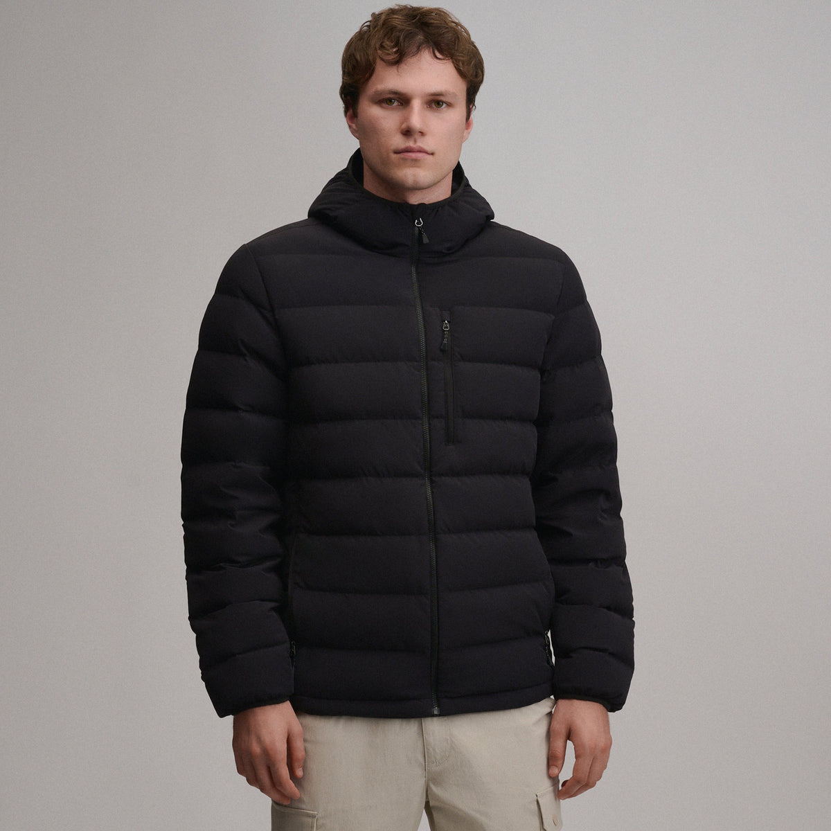 Eddie Bauer Men's EB Stretch Down Hooded Jacket product image