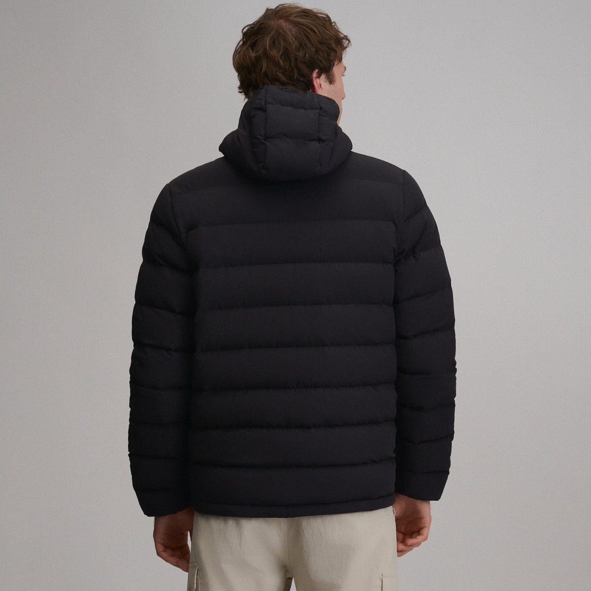 Eddie Bauer Men's EB Stretch Down Hooded Jacket alternate view 1