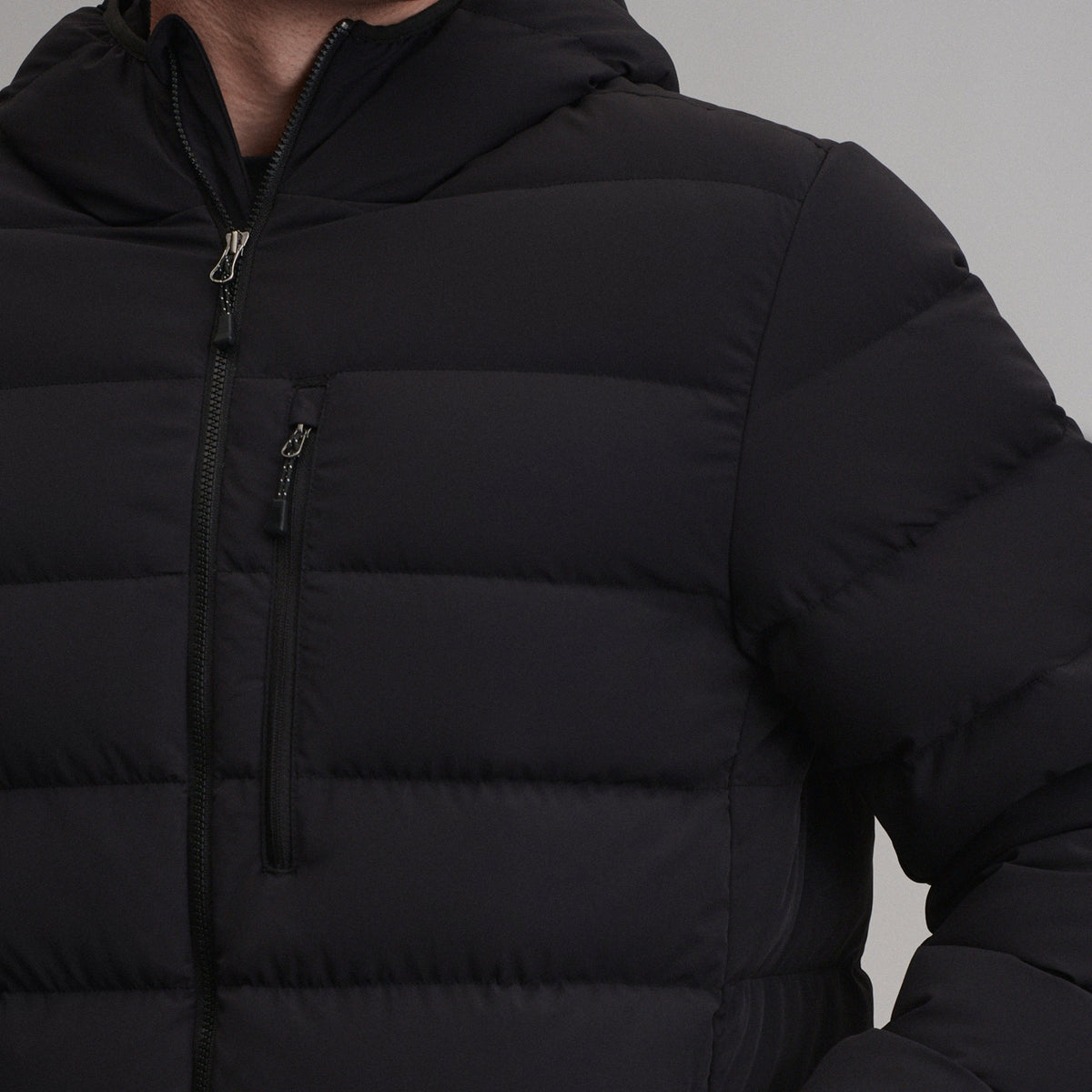 Eddie Bauer Men's EB Stretch Down Hooded Jacket alternate view 2